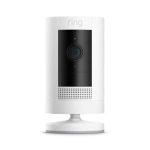 Wall Mount for Ring Indoor Cam and Ring Stick Up Cam, 360 Degree Adjustable Metal Mini Mount Bracket for Ring Camera Outdoor Indoor Security Camera System