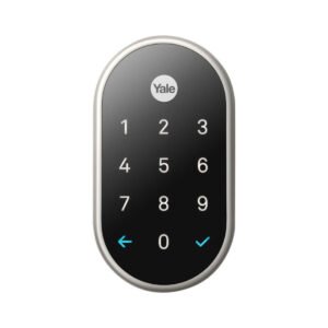 Yale Tye Digital Door Lock with Electronic Keypad for Interior/Exterior Doors | Compatible for Home, Office, Hotel, Store Room & Garage with 35-45.5mm Door Thickness | 1 Year Warranty (Black)