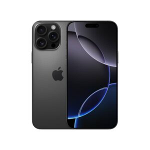 iPhone 16 Pro 256 GB: 5G Mobile Phone with Camera Control, 4K 120 fps Dolby Vision and a Huge Leap in Battery Life. Works with AirPods; Black Titanium